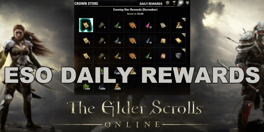 Elder Scrolls Online Daily Rewards